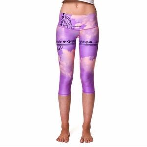Teeki Purple Haze Goddess Yoga Capri
